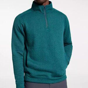 VRST Men's Recharge Lunar Fleece 1/4 Zip, Green Dusk Heather, Small, NWT